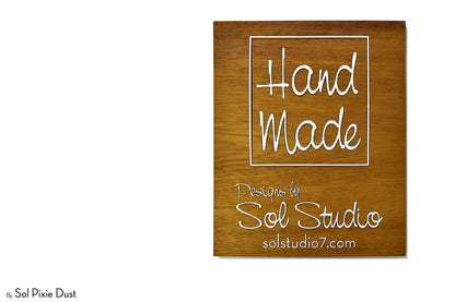 Solid Wood Address Plaques African Teak (Iroko) - Signs