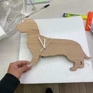 Dog Breed Silhouette Wall Clocks
