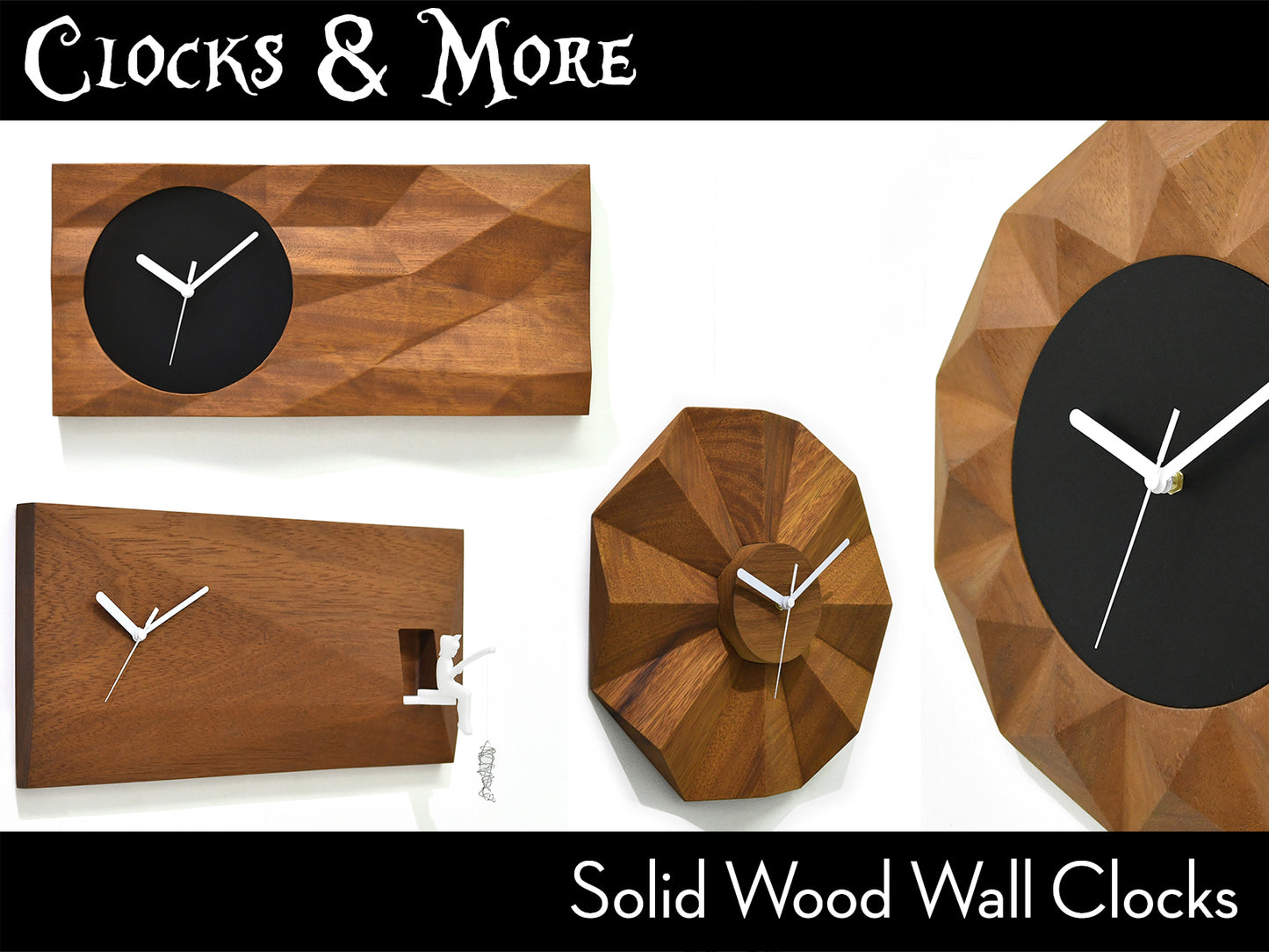 Day of The Week Clock Pendulum - Solid Wood Day Clock