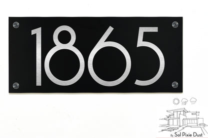 Aluminum (ACP) Engraved Address Plaque