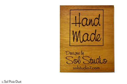 Solid Wood Address Plaques African Teak (Iroko) - Signs