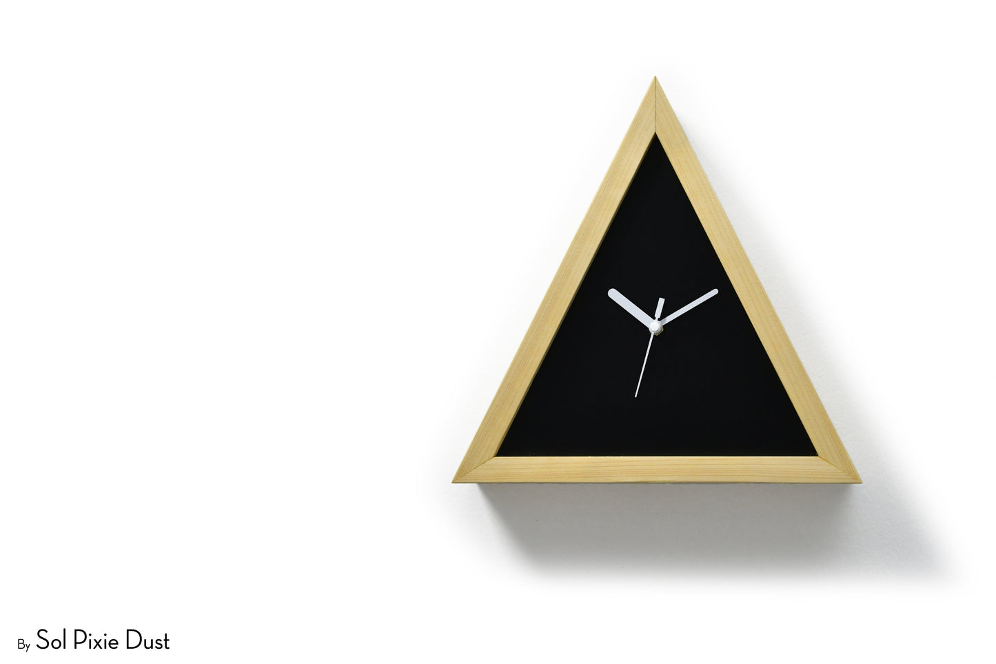 Cabin Cuckoo Bird Wall Clock - Table Clock - Solid Iroko Wood or White Oak