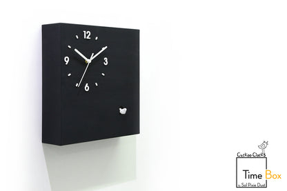 Time Box Modern Cuckoo Bird.  Cuckoo and Pendulum Wall Clock
