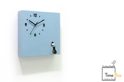 Time Box Modern Cuckoo Bird.  Cuckoo and Pendulum Wall Clock