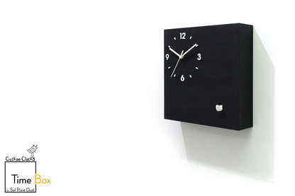 Time Box Modern Cuckoo Bird.  Cuckoo and Pendulum Wall Clock