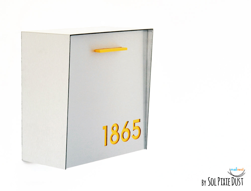 Type 1 - Wall Mounted Mailbox with Custom Door Styles & Body Colors