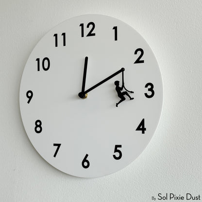 Hanging in Time Wall Clock