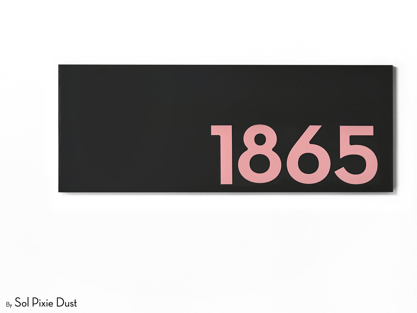 Hollow Aluminum Address Plaques - LED Signs