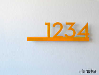 Underline House Numbers - LED Signs with Name / Address