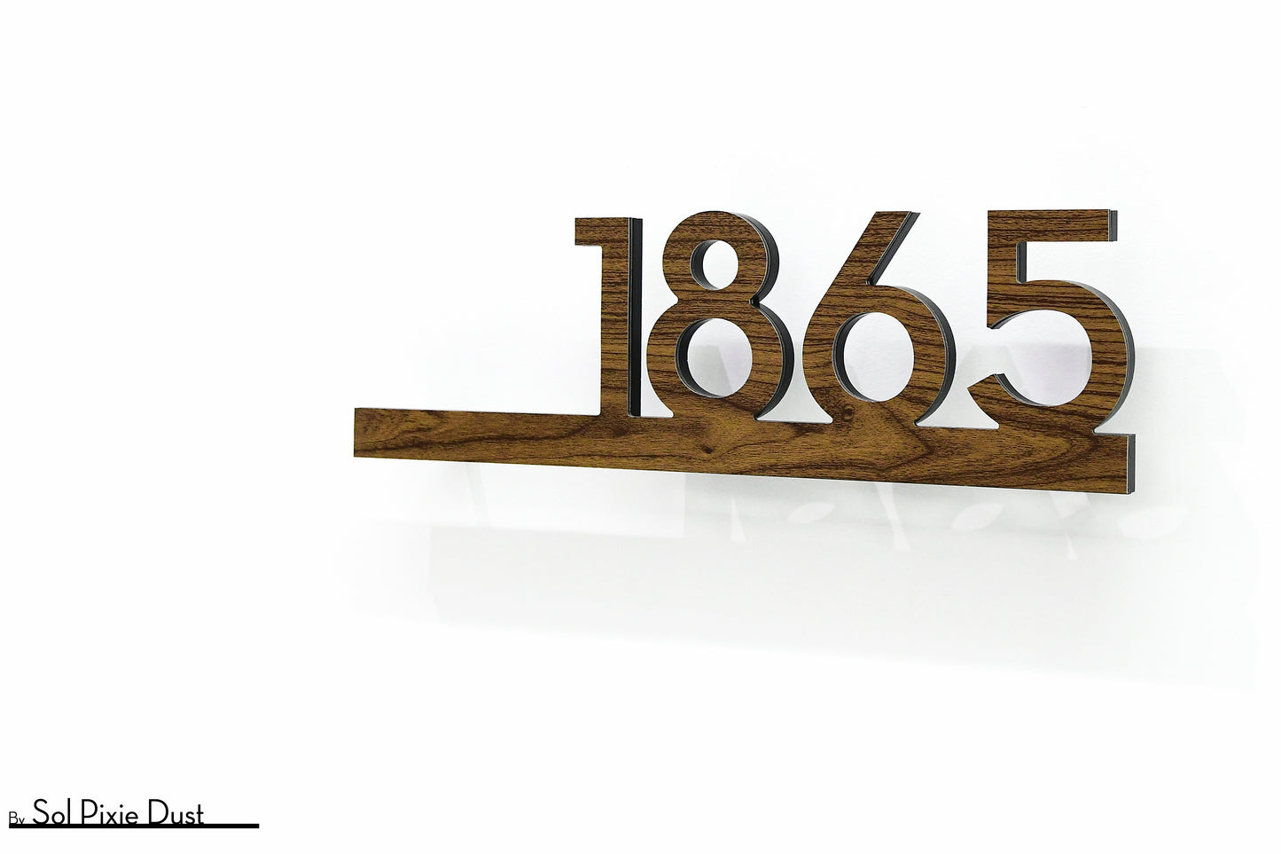 Underline House Numbers - LED Signs with Name / Address