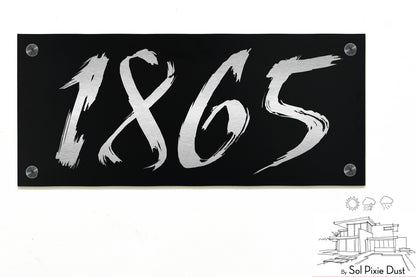 Aluminum (ACP) Engraved Address Plaque