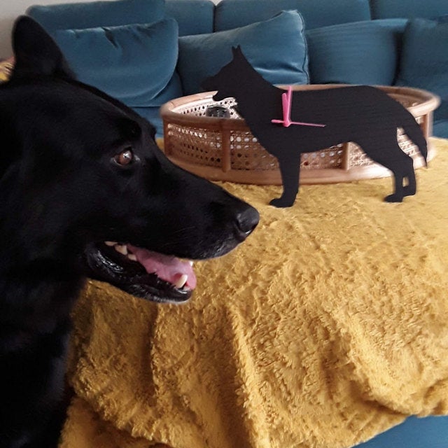 Dog Breed Silhouette Wall Clocks