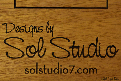 Solid Wood Address Plaques African Teak (Iroko) - Signs