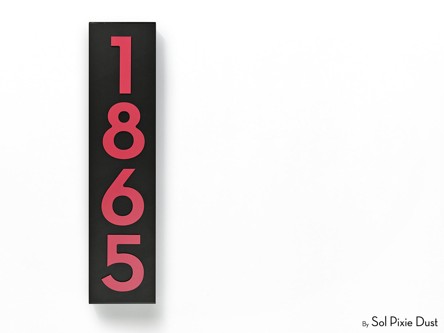 Hollow Aluminum Address Plaques - LED Signs
