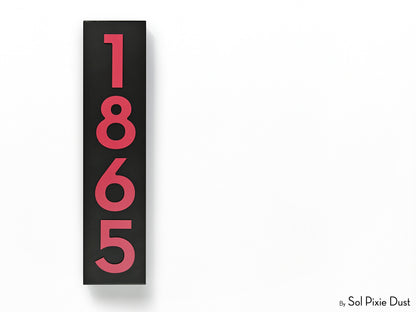 Hollow Aluminum Address Plaques - LED Signs