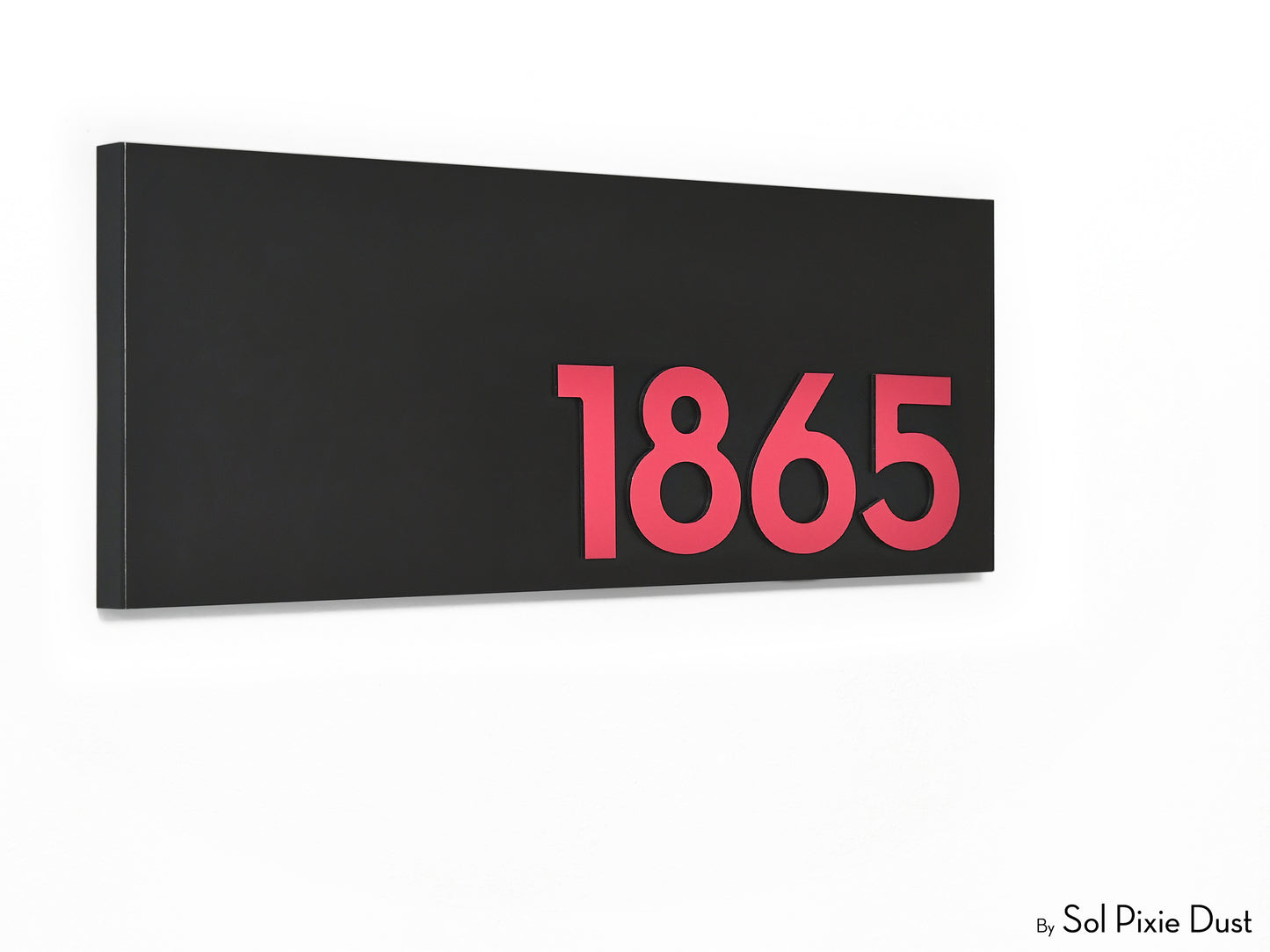 Hollow Aluminum Address Plaques - LED Signs