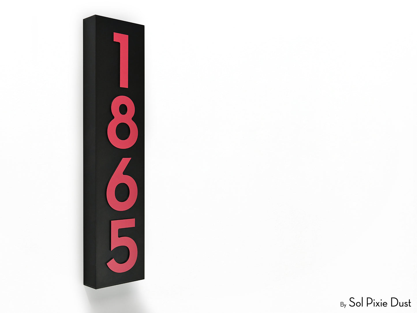 Hollow Aluminum Address Plaques - LED Signs