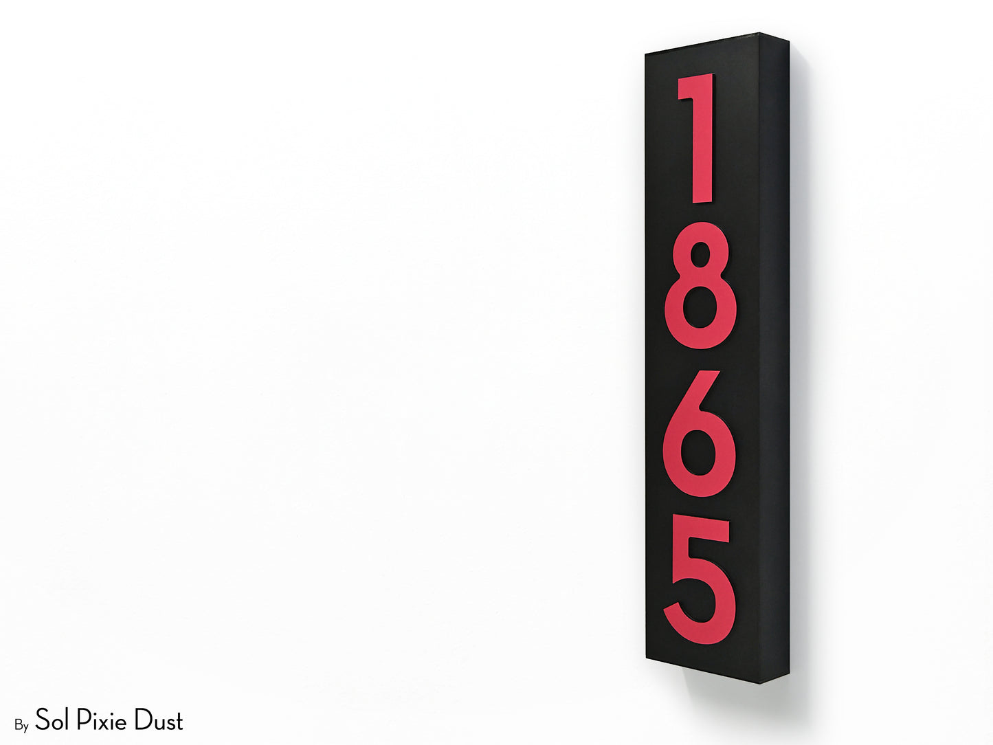 Hollow Aluminum Address Plaques - LED Signs