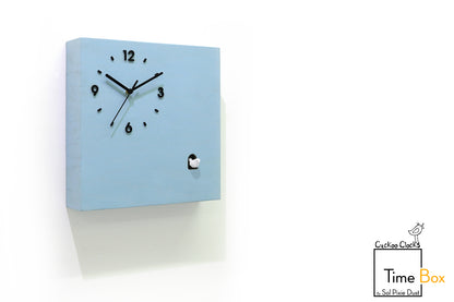 Time Box Modern Cuckoo Bird.  Cuckoo and Pendulum Wall Clock