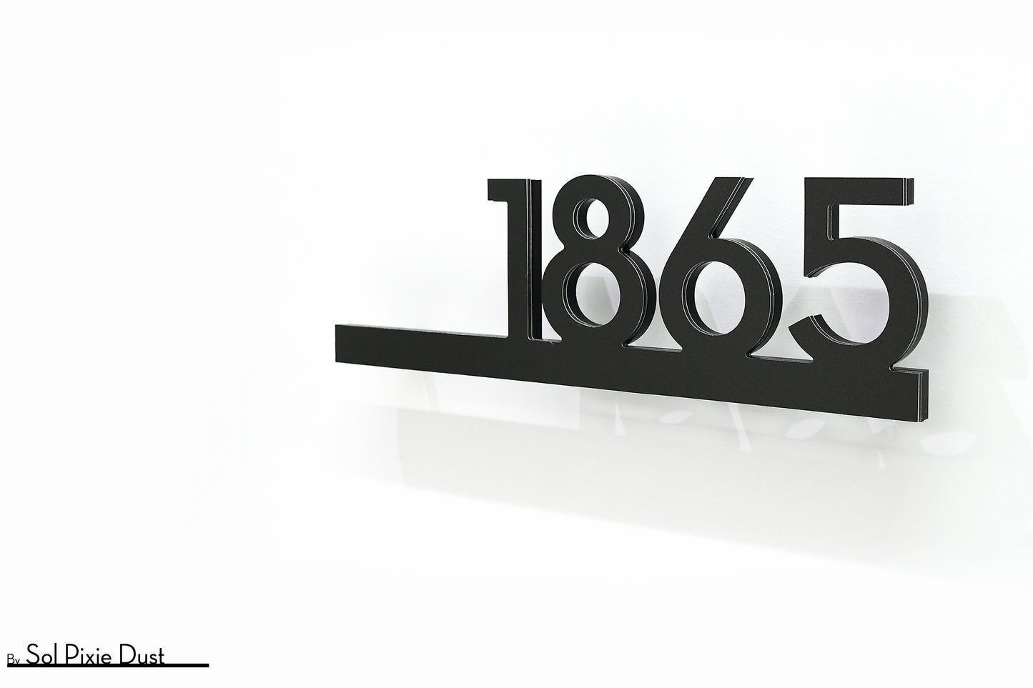 Underline House Numbers - LED Signs with Name / Address