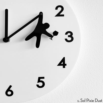 Hanging in Time Wall Clock