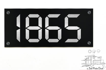 Aluminum (ACP) Engraved Address Plaque