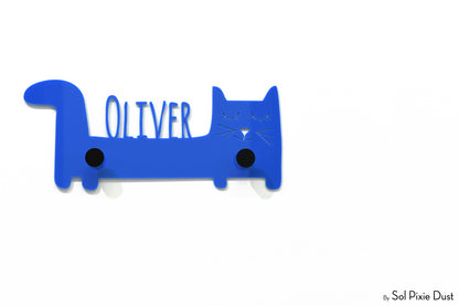 Wall Pegs and Racks - Custom Wall Hook Name