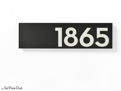 Hollow Aluminum Address Plaques - LED Signs