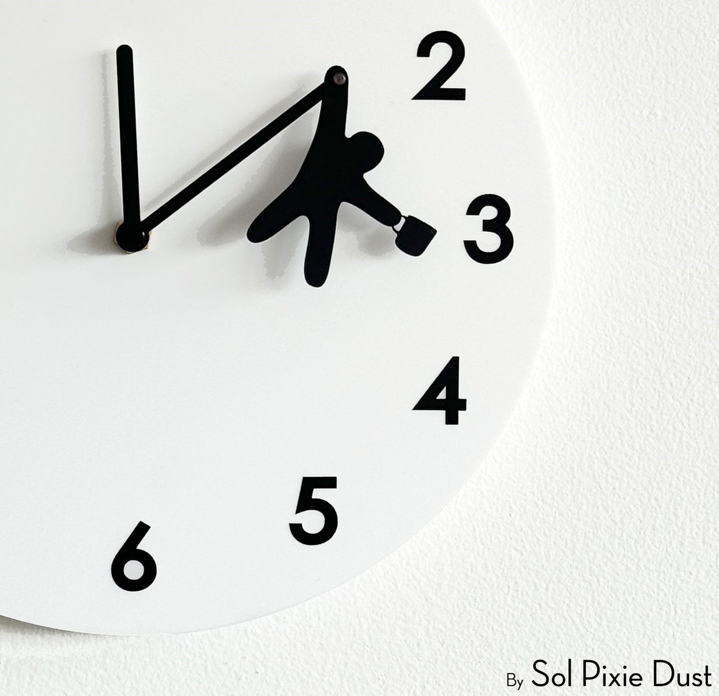 Hanging in Time Wall Clock