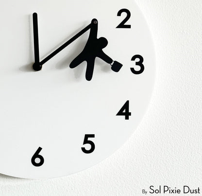 Hanging in Time Wall Clock