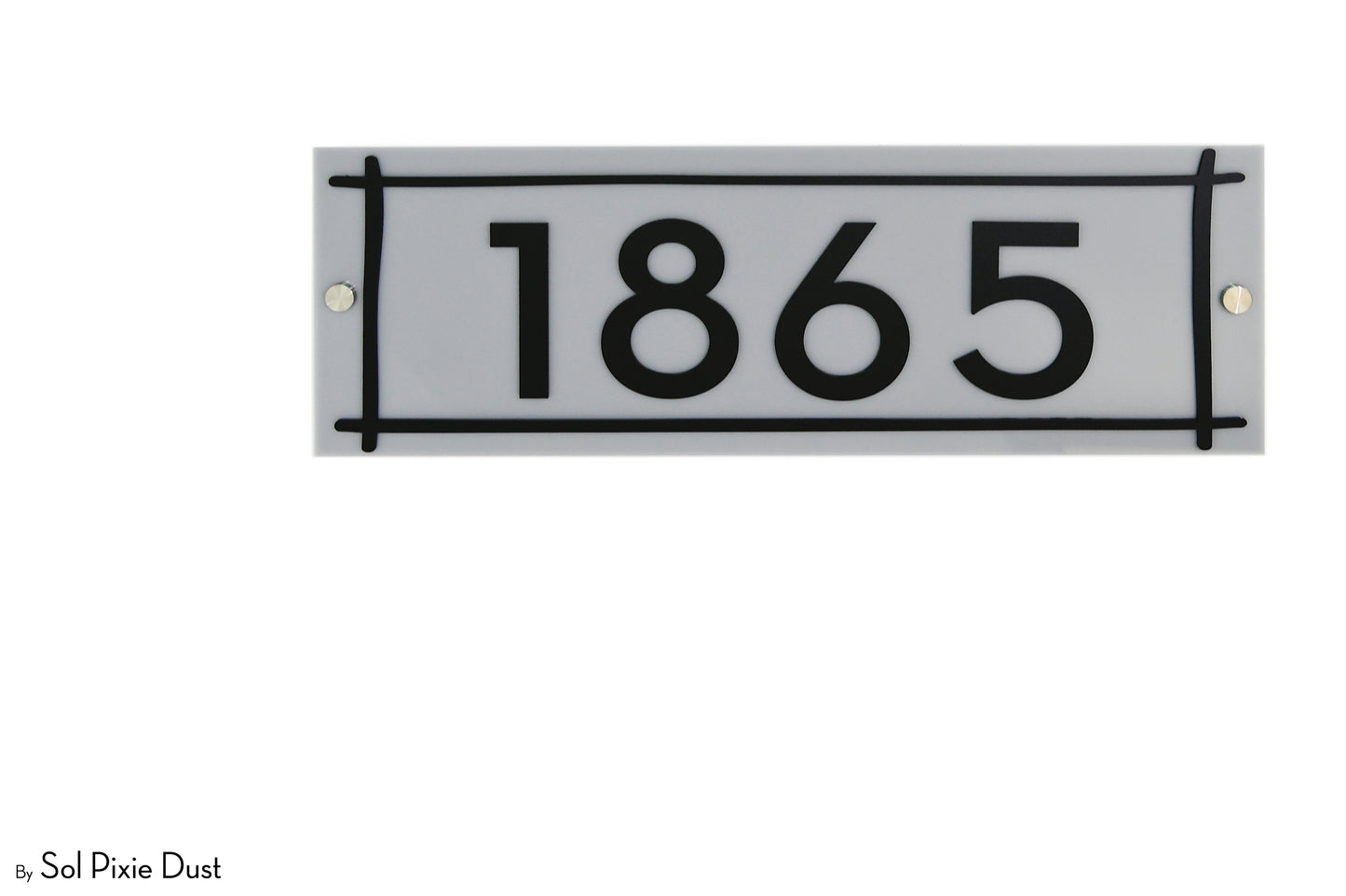 Acrylic Address Plaque - Signs