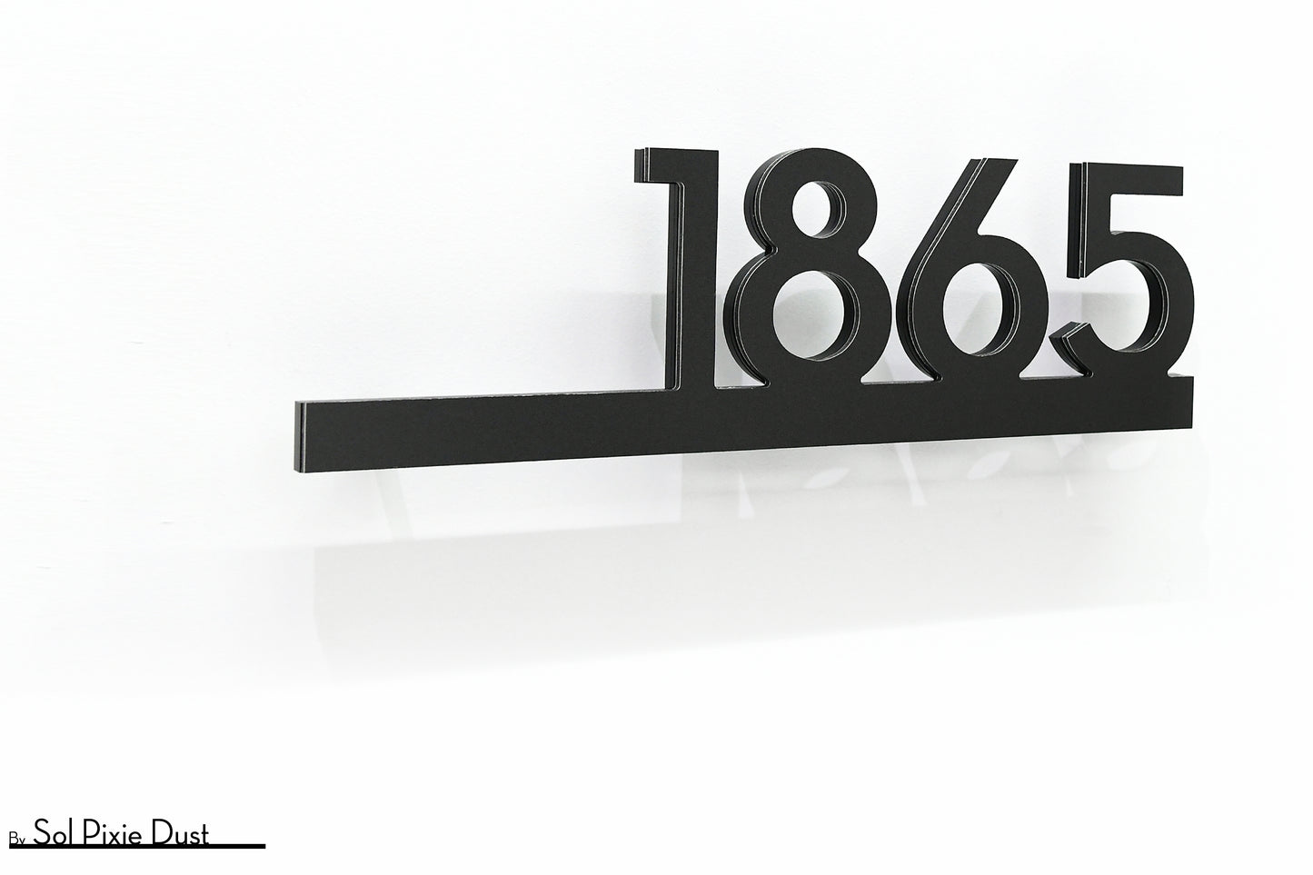 Underline House Numbers - LED Signs with Name / Address