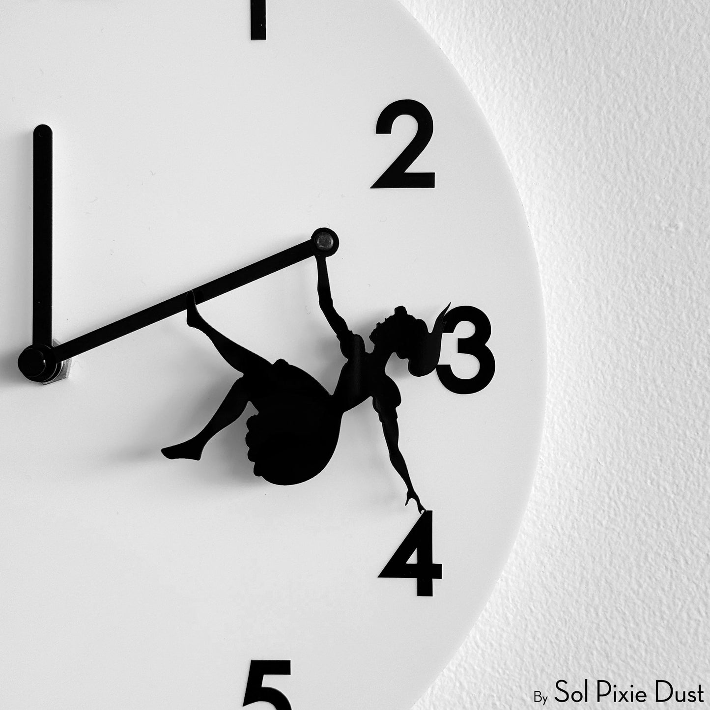 Hanging in Time Wall Clock