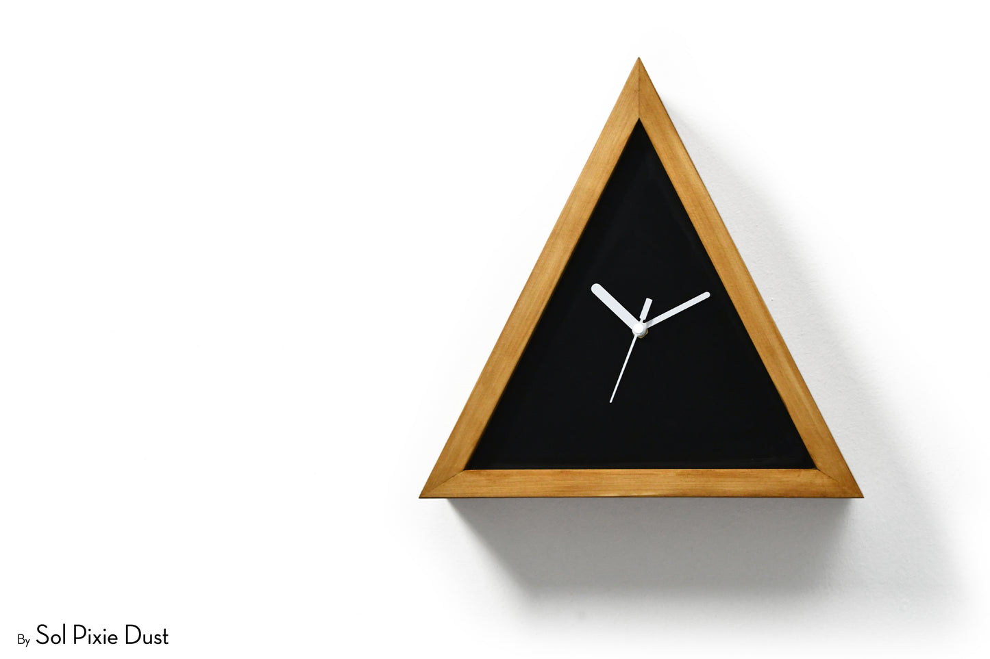 Cabin Cuckoo Bird Wall Clock - Table Clock - Solid Iroko Wood or White Oak
