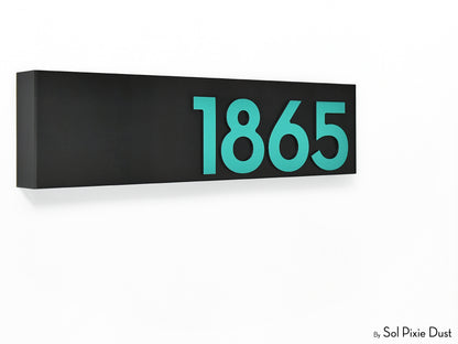 Hollow Aluminum Address Plaques - LED Signs
