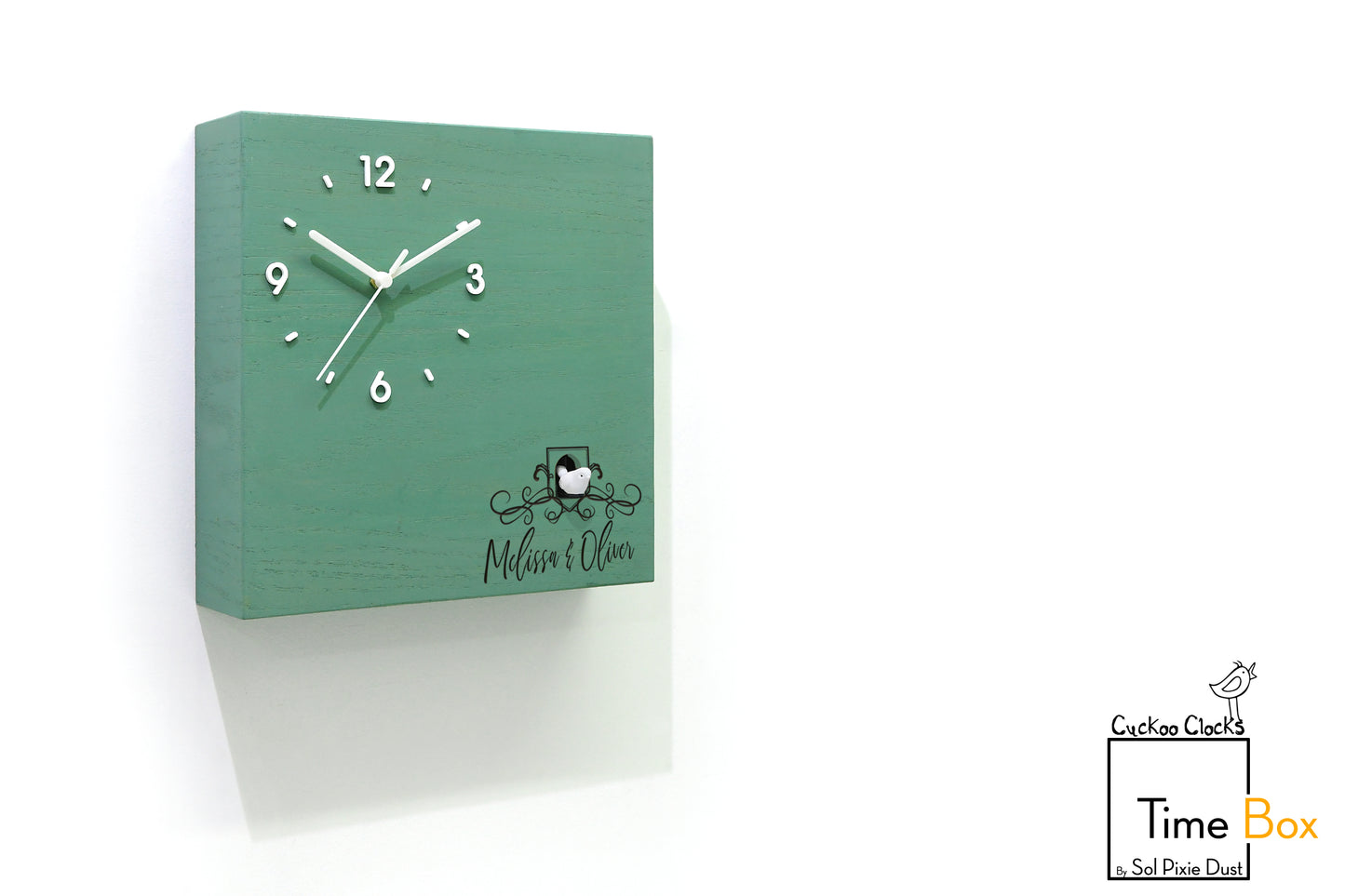 Time Box Modern Cuckoo Bird.  Cuckoo and Pendulum Wall Clock