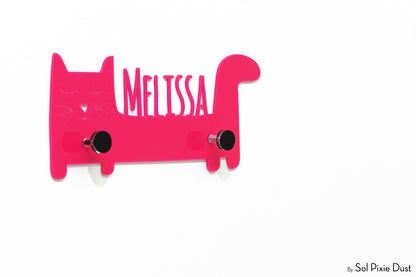 Wall Pegs and Racks - Custom Wall Hook Name