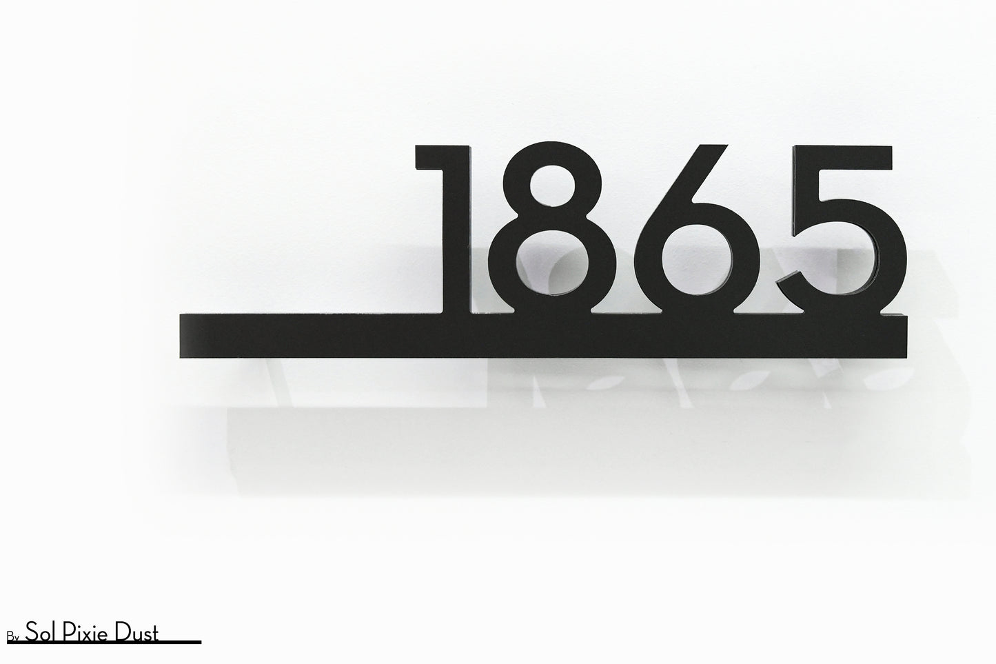 Underline House Numbers - LED Signs with Name / Address