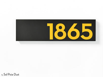 Hollow Aluminum Address Plaques - LED Signs