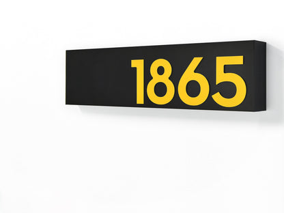 Hollow Aluminum Address Plaques - LED Signs