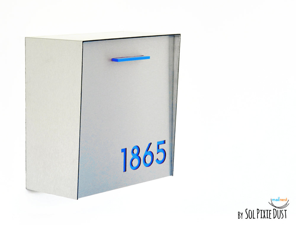 Type 1 - Wall Mounted Mailbox with Custom Door Styles & Body Colors