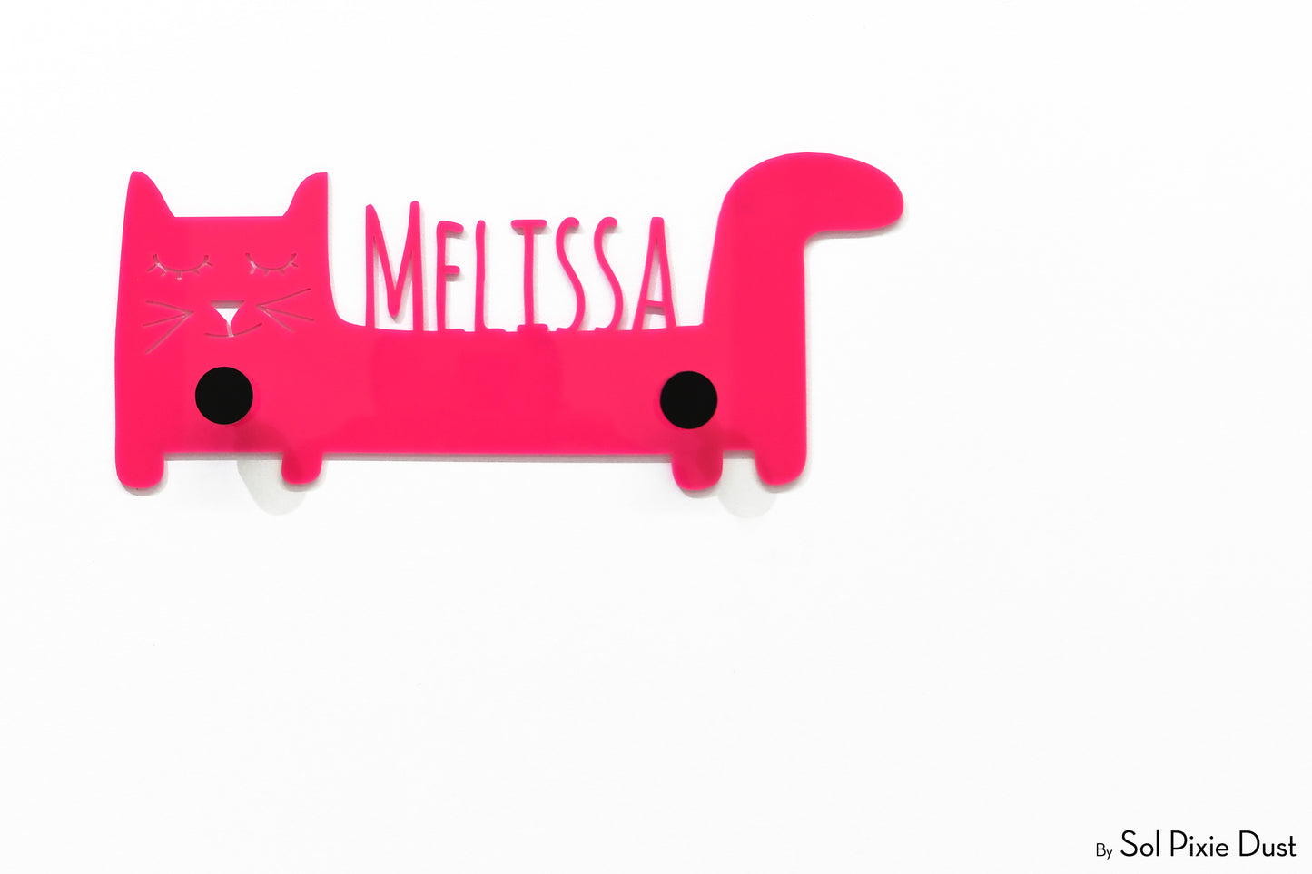 Wall Pegs and Racks - Custom Wall Hook Name