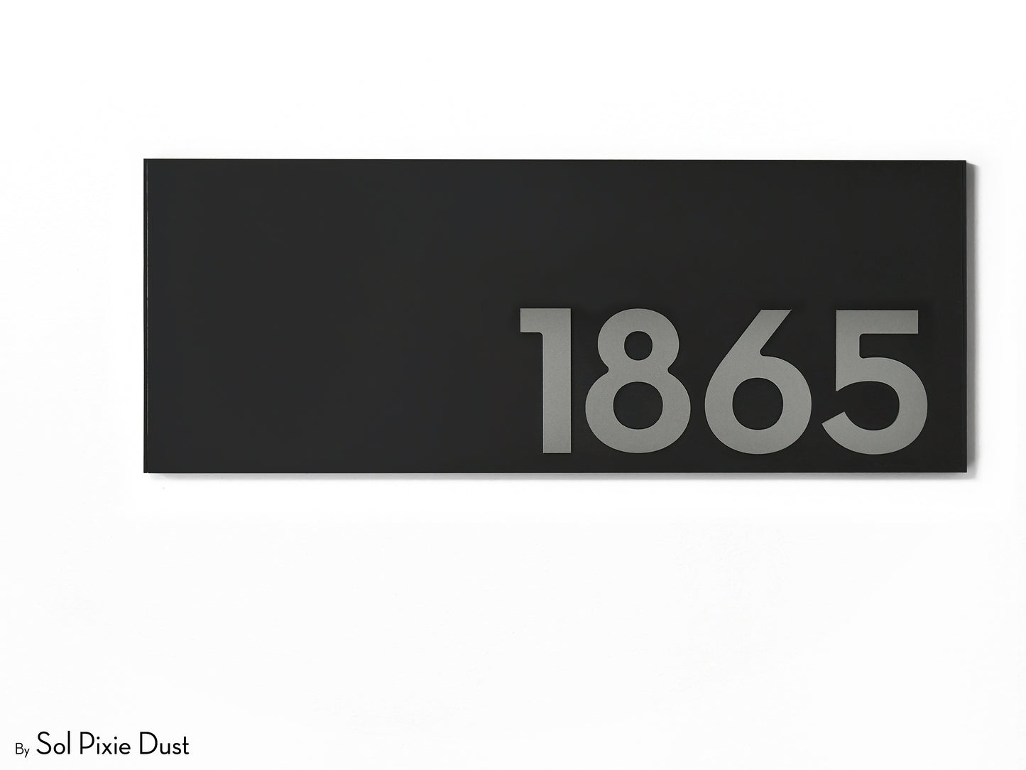 Hollow Aluminum Address Plaques - LED Signs