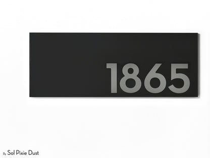 Hollow Aluminum Address Plaques - LED Signs