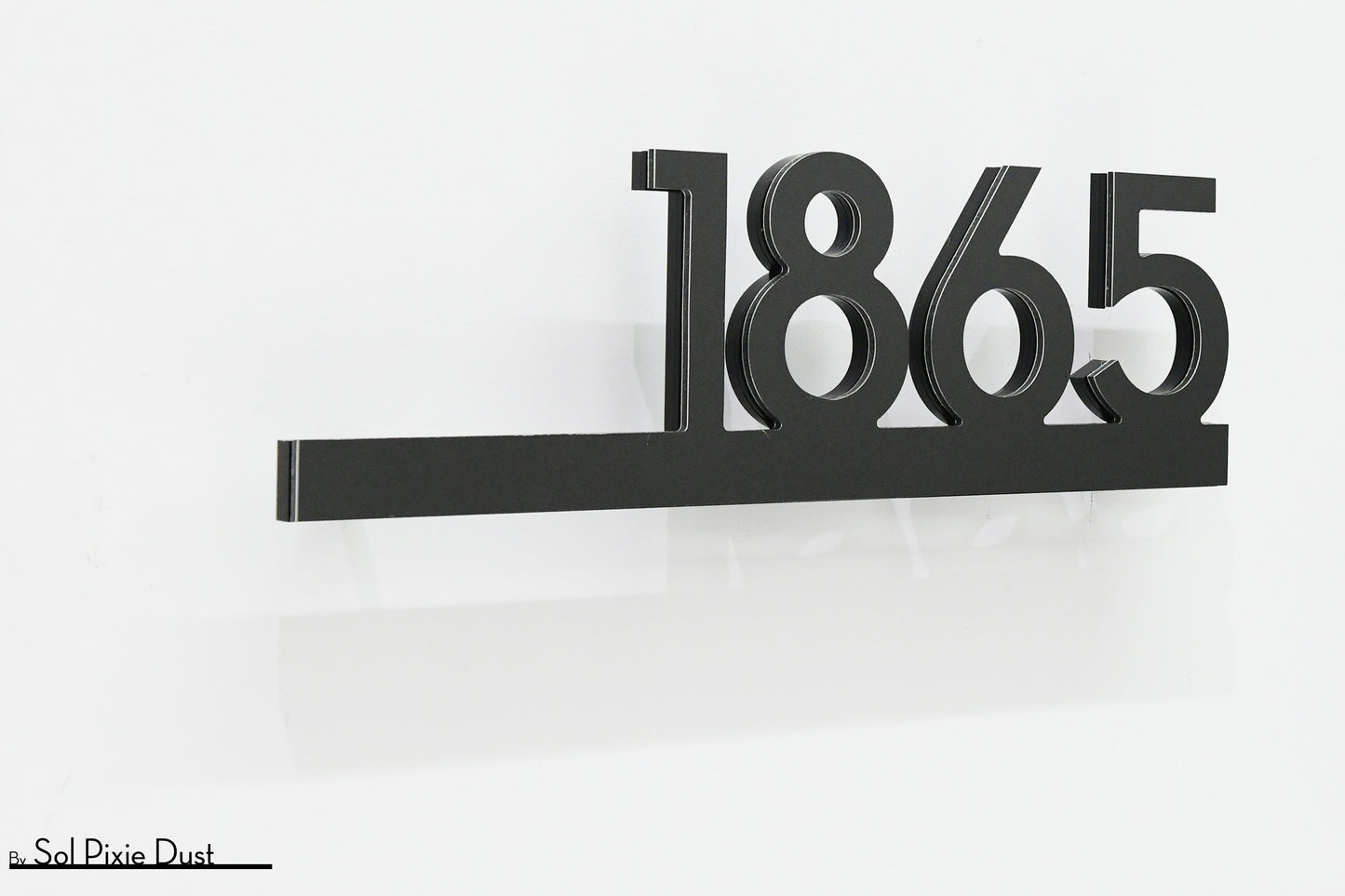 Underline House Numbers - LED Signs with Name / Address