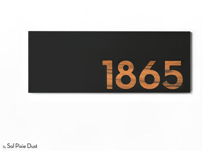Hollow Aluminum Address Plaques - LED Signs
