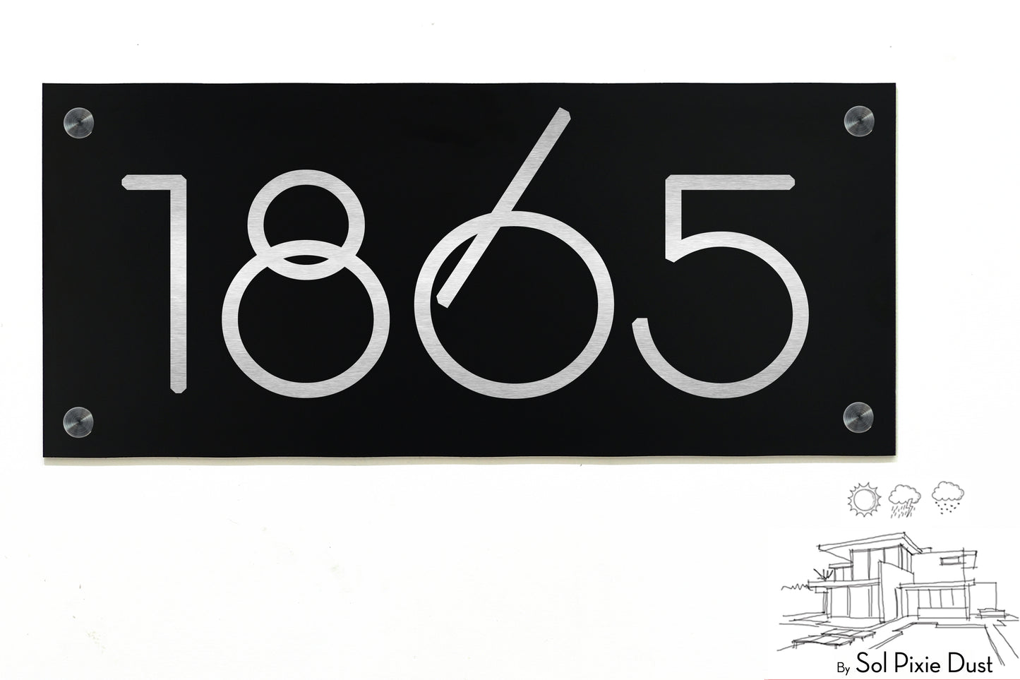 Aluminum (ACP) Engraved Address Plaque