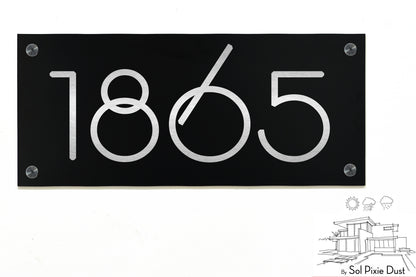 Aluminum (ACP) Engraved Address Plaque