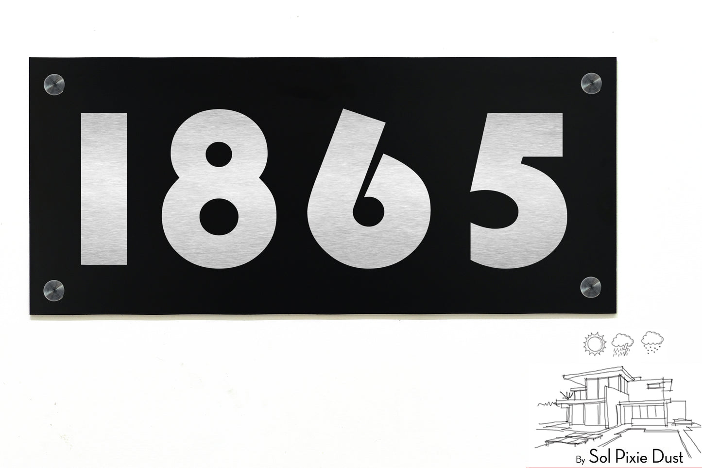 Aluminum (ACP) Engraved Address Plaque