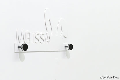 Wall Pegs and Racks - Custom Wall Hook Name